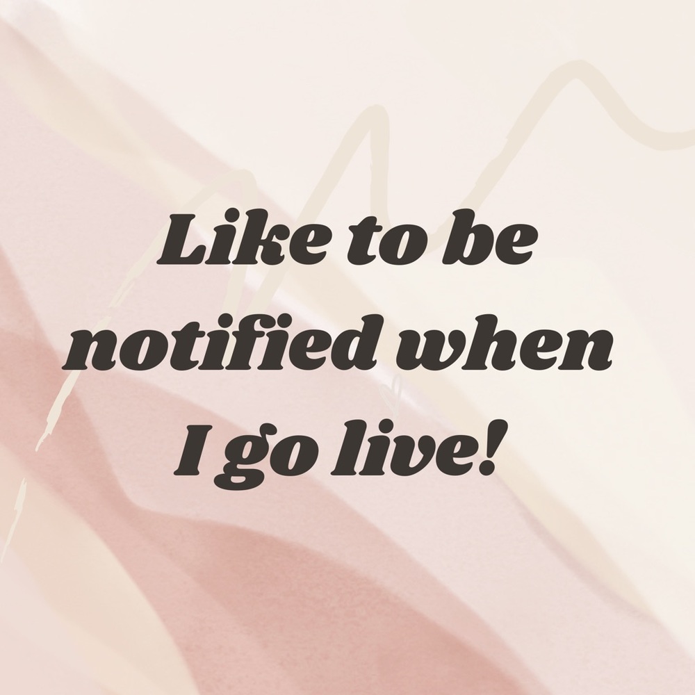 LIVE SHOW NOTIFICATION! 🤍🤍
